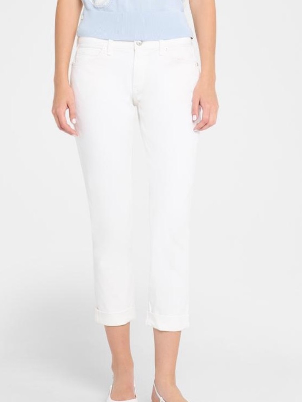 Rag & Bone "Dre" Boyfriend Jeans Size 28 White DIY FRAYED HEM